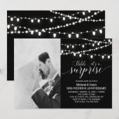 Zwart & Wit 50ste foto huwelijksjubileum Kaart (Voorkant / Achterkant)