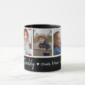 Zwart-wit 5 foto collage love you Daddy  Mok (Midden)