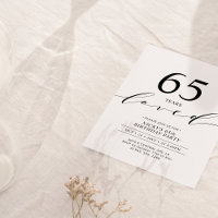 Zwart & Wit | 65 Jaar Geliefd 65e Verjaardagsfeest