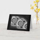 Zwart & Wit 6 Kaart (Gele Bloem)