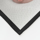 Zwart-wit 6-polige serie Collage foto Fleece Deken (Hoek)