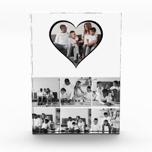 Zwart-wit 7 foto collage (Voorkant)