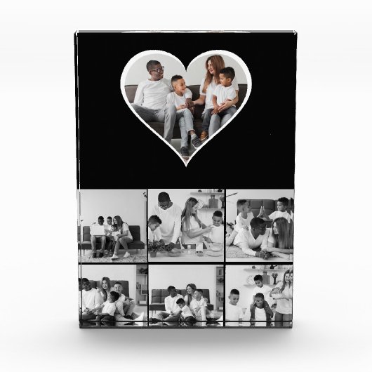 Zwart-wit 7 foto collage (Voorkant)