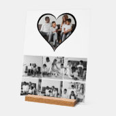 Zwart-wit 7 foto collage acryl bord (Hoek)