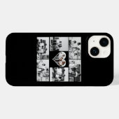 Zwart-wit 7 foto collage Case-Mate iPhone case (Achterkant (horizontaal))