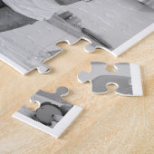 Zwart-wit 7 foto collage legpuzzel (Zijkant)