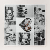 Zwart-wit 7 foto collage legpuzzel (Horizontaal)