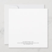 Zwart & Wit Aangepaste Foto Save The Date Huwelijk Kaart (Achterkant)