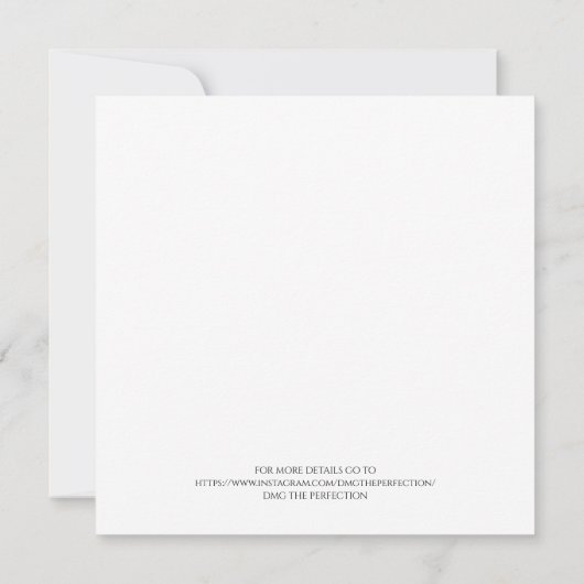 Zwart & Wit Aangepaste Foto Save The Date Huwelijk Kaart (Achterkant)