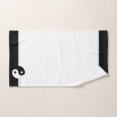 Zwart-wit aangepaste Yin Yang Bad Handdoek (Handdoek)