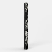 Zwart wit abstract blad patronen Case-Mate iPhone case (Achterkant/rechts)