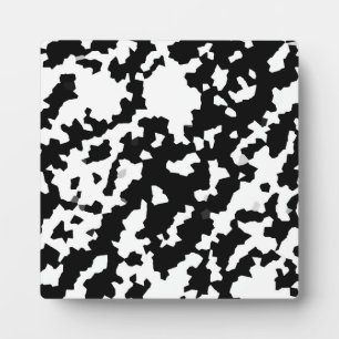 Zwart-wit Abstract camouflagepatroon Fotoplaat