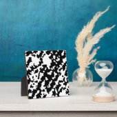 Zwart-wit Abstract camouflagepatroon Fotoplaat (Insitu)