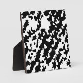 Zwart-wit Abstract camouflagepatroon Fotoplaat (Voorkant)