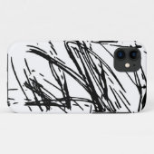 Zwart-wit abstract Case-Mate iPhone case (Achterkant (horizontaal))