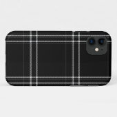 Zwart-wit Abstract Case-Mate iPhone Case (Achterkant (horizontaal))