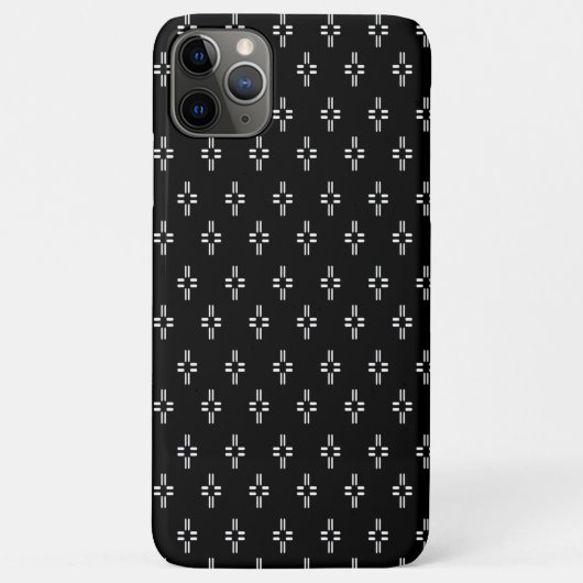 Zwart-wit Abstract Case-Mate iPhone Case (Achterkant)