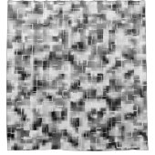 Zwart wit Abstract Douchegordijn (Voorkant)