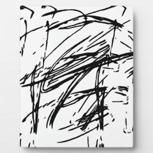 Zwart-wit abstract fotoplaat