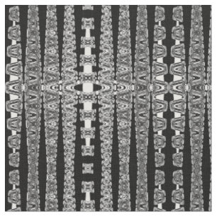 zwart-wit abstract fractaal geometrisch patroon stof