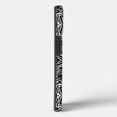 Zwart-wit abstract geometrisch modern patroon Case-Mate iPhone case (Achterkant / Rechts)
