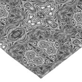 Zwart-wit abstract geometrisch modern patroon tafelkleed (Gekanteld)
