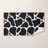 Zwart-wit abstract girafpatroon bad handdoek (Handdoek)