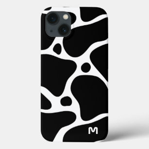 Zwart-wit abstract girafpatroon Case-Mate iPhone case