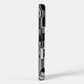Zwart-wit Abstract industriepatroon Case-Mate iPhone Case (Achterkant / Rechts)