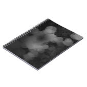 Zwart Wit Abstract Koel Geschilderd Licht Notitieboek (Linkerzijde)