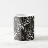 Zwart-wit abstract koffiemok (Center)