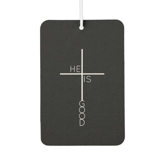 Zwart-wit Abstract kruis Luchtverfrisser (Voorkant)