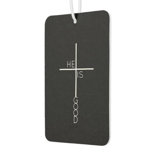 Zwart-wit Abstract kruis Luchtverfrisser (Links)