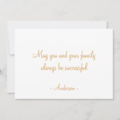  zwart-wit Abstract lineair patroon Kaart (Voorkant)