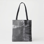 Zwart wit Abstract modern PatternTote Tote Bag (Voorkant)
