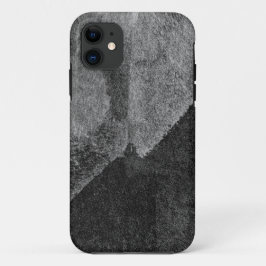 Zwart wit abstract modern schilderpenseel Case-Mate iPhone case