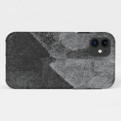 Zwart wit abstract modern schilderpenseel Case-Mate iPhone case (Achterkant (horizontaal))