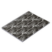 Zwart-wit abstract notitieboek (Linkerzijde)