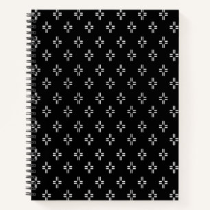 Zwart-wit Abstract Notitieboek