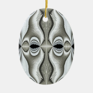 Zwart-wit Abstract Ornament 2