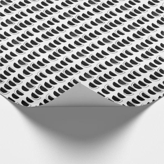 Zwart-wit Abstract papier met onmiddellijke verpak (Hoek)