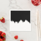 Zwart-wit Abstract papier servetten (Insitu)