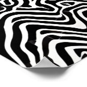 Zwart-wit Abstract Poster (Hoek)