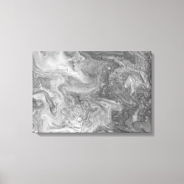 Zwart-wit abstract schilderij canvas afdruk