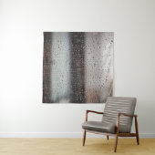 Zwart-wit abstract schilderij wandkleed (In Situ (horizontaal))