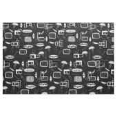 Zwart-wit Abstract Stof (Yard (91,4 cm))