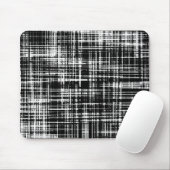 Zwart-wit Abstract Stripe Patroon Muismat (Met muis)