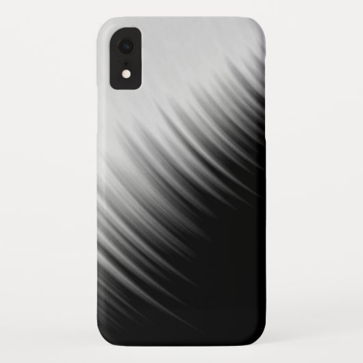 Zwart-wit Abstract strips Case-Mate iPhone Case (Achterkant)