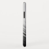Zwart-wit Abstract strips Case-Mate iPhone Case (Achterkant/rechts)