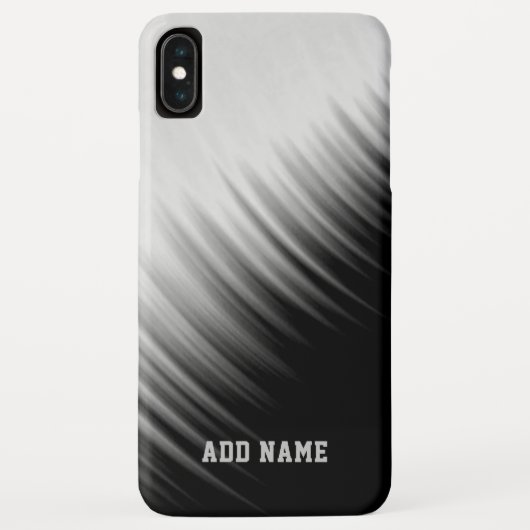 Zwart-wit Abstract strips Case-Mate iPhone Case (Achterkant)